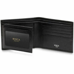 Bosca Nappa Vitello Bifold With Card/ID Flap - RFID -suitcase sale 97 100 4