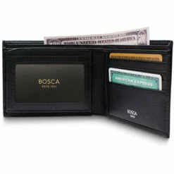 Bosca Nappa Vitello Bifold With Card/ID Flap - RFID -suitcase sale 97 100 6