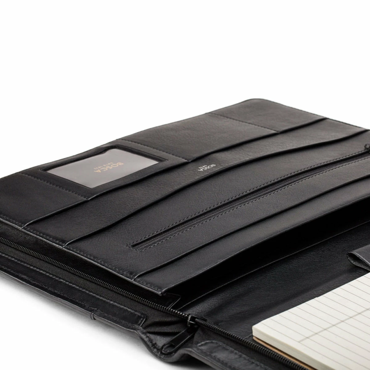 Bosca Nappa Vitello Deluxe Zip Around Portfolio Organizer 5 Bosca Nappa Vitello Deluxe Zip Around Portfolio Organizer - Image 5
