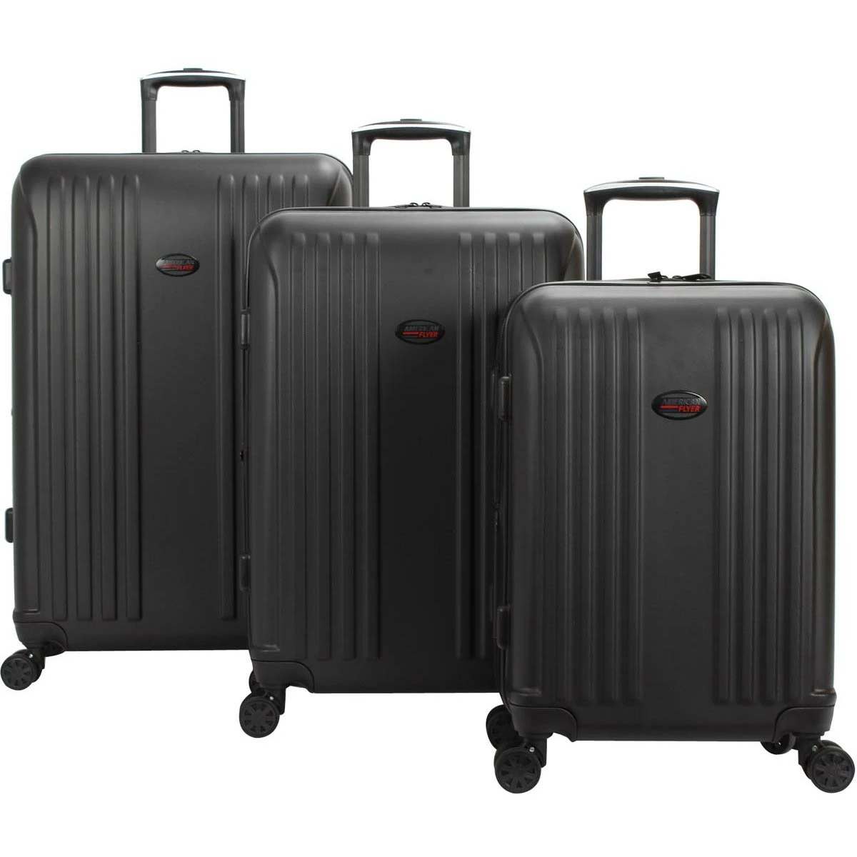 American Flyer Moraga 3-Piece Hardside Spinner Luggage Set 1 American Flyer Moraga 3-Piece Hardside Spinner Luggage Set