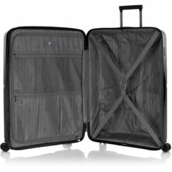 Heys AirLite 3 Piece Expandable Spinner Set -suitcase sale Airlite 30 open black 700x b2231319 a22a 4696 8358 1ac942a0fc87