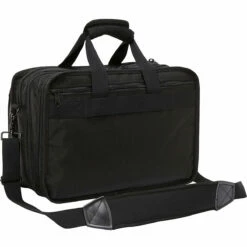 A. Saks EXPANDABLE Ballistic Nylon Organizer Briefcase 9 A. Saks EXPANDABLE Ballistic Nylon Organizer Briefcase -suitcase sale BC4X 6