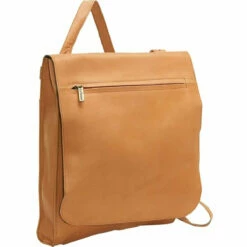 LeDonne Leather Convertible Shoulder Bag/Backpack