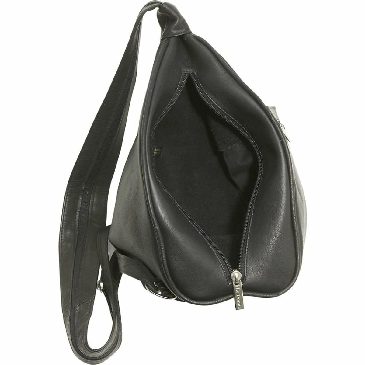 LeDonne Leather Ladies Sling Backpack 4 LeDonne Leather Ladies Sling Backpack - Image 4