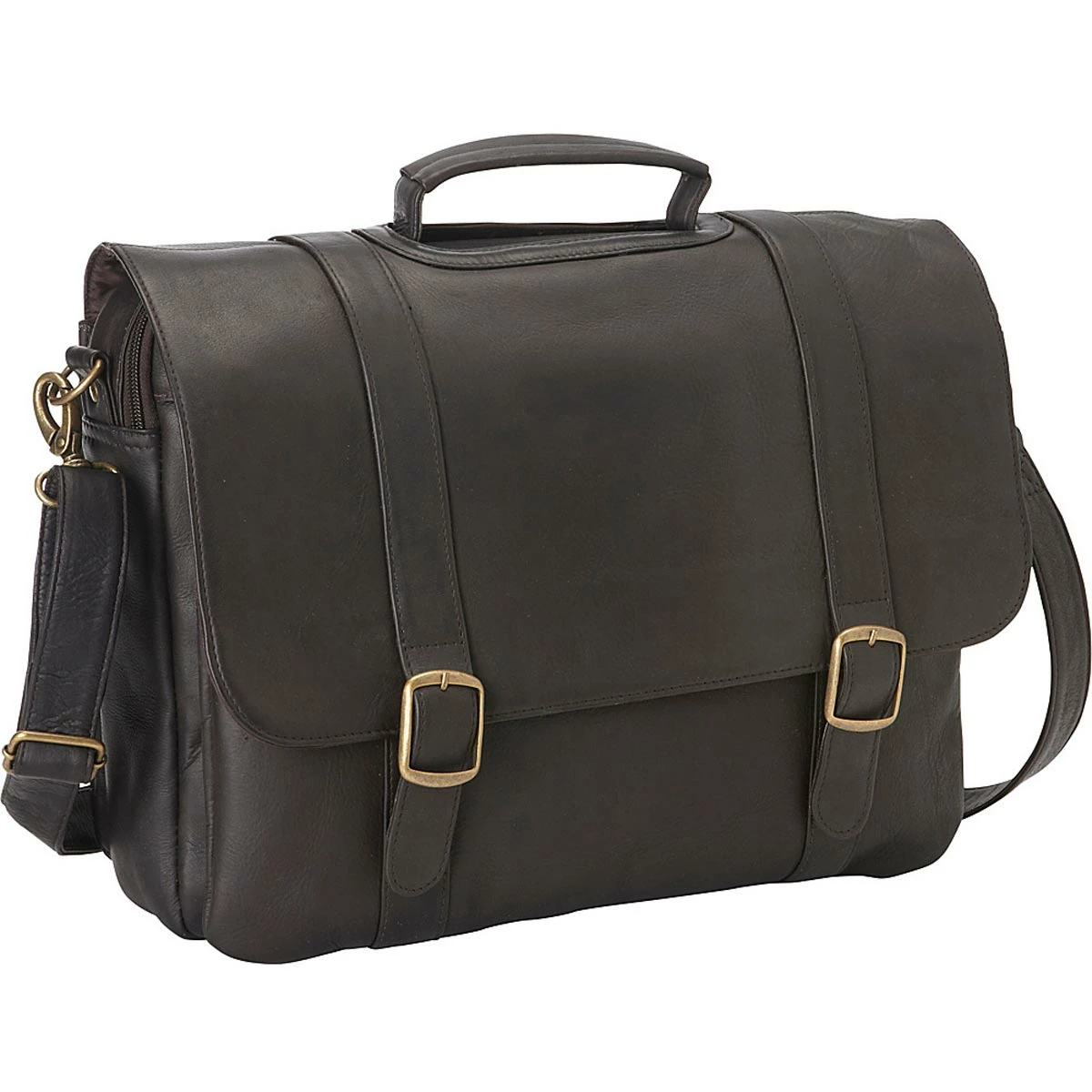 LeDonne Leather Classic Laptop Brief 3 LeDonne Leather Classic Laptop Brief - Image 3
