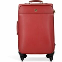 Packs Travel Bancroft Jetset Traveler -suitcase sale Bancroft Traveler Red and Gold 2