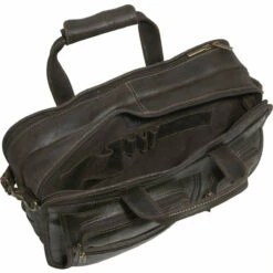 LeDonne Leather Distressed Multi-Function Brief -suitcase sale DS 34 open1 11677.1393272504.1280.1280 19861