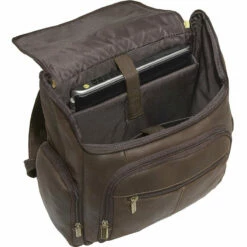 LeDonne Leather Distressed Laptop Backpack -suitcase sale DS 4020 open 89668.1393428182.1280.1280 62075