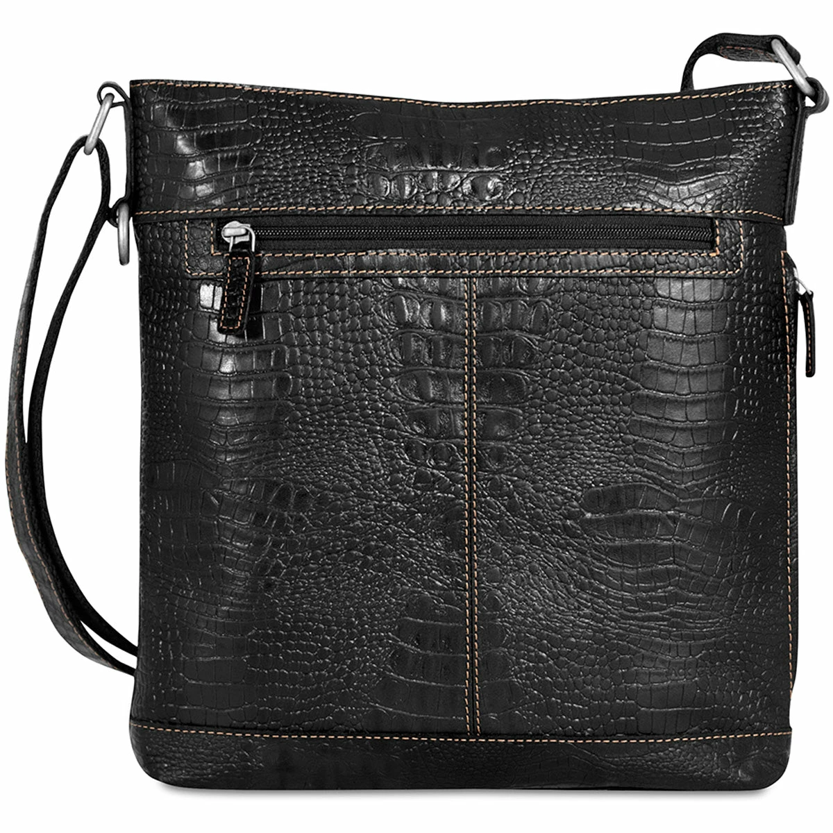 Jack Georges Hornback Croco Crossbody Bag HB312 2 Jack Georges Hornback Croco Crossbody Bag HB312 - Image 2