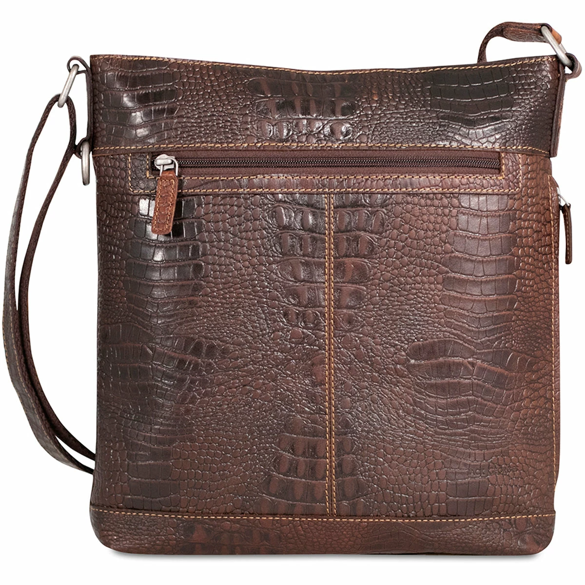 Jack Georges Hornback Croco Crossbody Bag HB312 1 Jack Georges Hornback Croco Crossbody Bag HB312