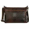 Jack Georges Hornback Croco Mini City Crossbody HB810