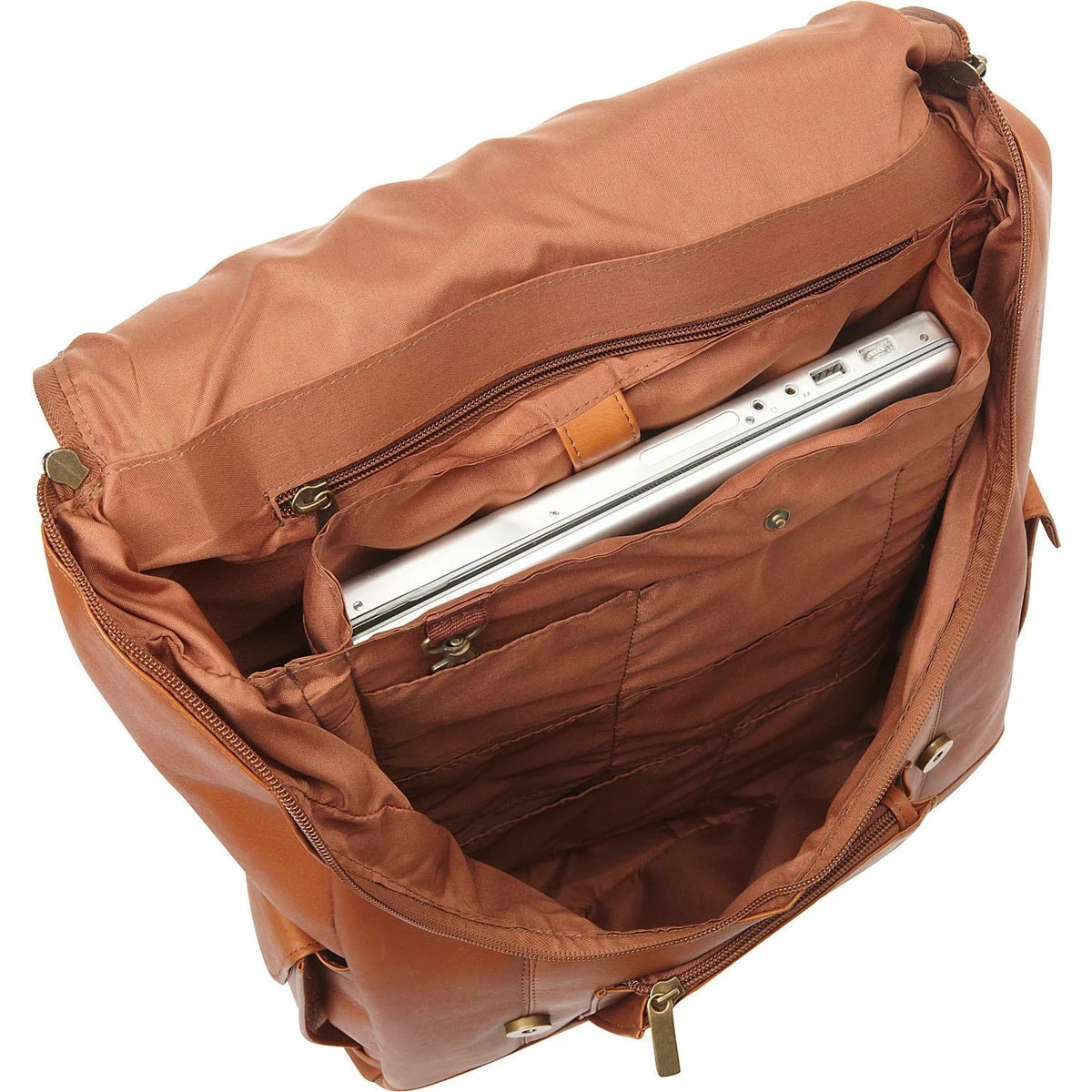 LeDonne Leather Classic Laptop Backpack 4 LeDonne Leather Classic Laptop Backpack - Image 4