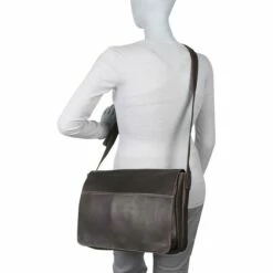 LeDonne Leather Full Flap Laptop Messenger Bag -suitcase sale LD 503 13108.1565909596