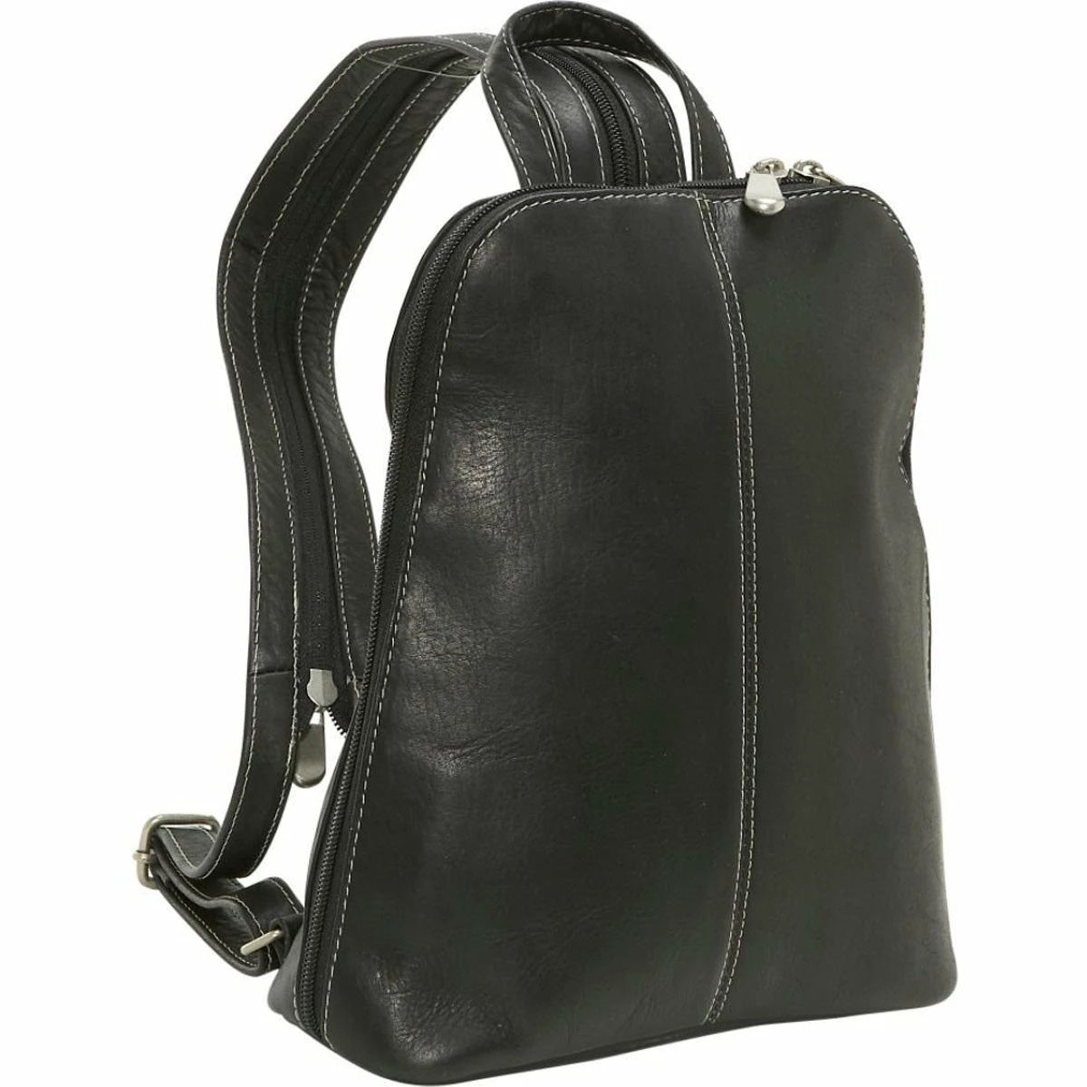 LeDonne Leather U-Zip Women's Sling/Backpack 3 LeDonne Leather U-Zip Women's Sling/Backpack - Image 3