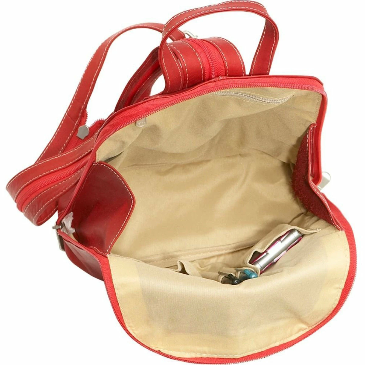 LeDonne Leather U-Zip Women's Sling/Backpack 7 LeDonne Leather U-Zip Women's Sling/Backpack - Image 7