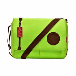 Bark N Bag Sauvignon Barc Messenger Cotton Canvas & Cork