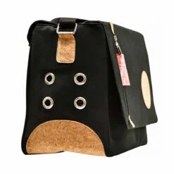 Bark N Bag Sauvignon Barc Messenger Cotton Canvas & Cork -suitcase sale LR sb messenger side 600x600 1