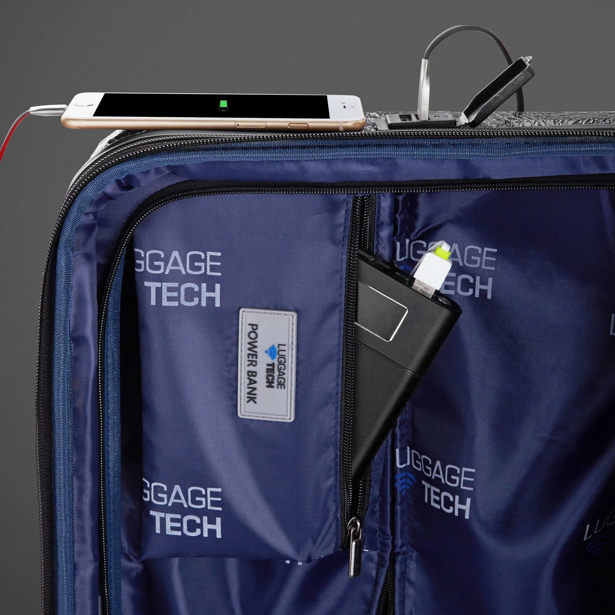 Luggage Tech Nile SMART LUGGAGE 20" Carry On Spinner 7 Luggage Tech Nile SMART LUGGAGE 20" Carry On Spinner - Image 7