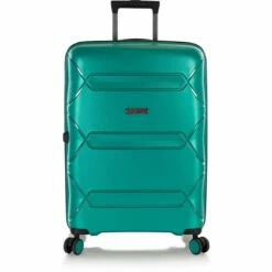 Heys Milos 26" Expandable Spinner -suitcase sale Milos 26 front teal Expandable 1500x1500 cd701094 c132 42de a3aa c514893b9f52