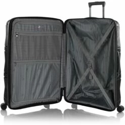 Heys Milos 30" Expandable Spinner -suitcase sale Milos 30 open black expandable 1500x1500 a773a811 bed0 4c80 8cd8 2d5c35931ac5