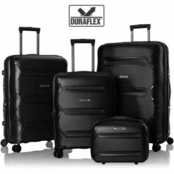 Heys Milos 4 Piece Expandable Spinner Set -suitcase sale Milos 4pcSet black expandable Icon 1500x1500 16315f0e d548 496f b902 ff94f9a79e9e