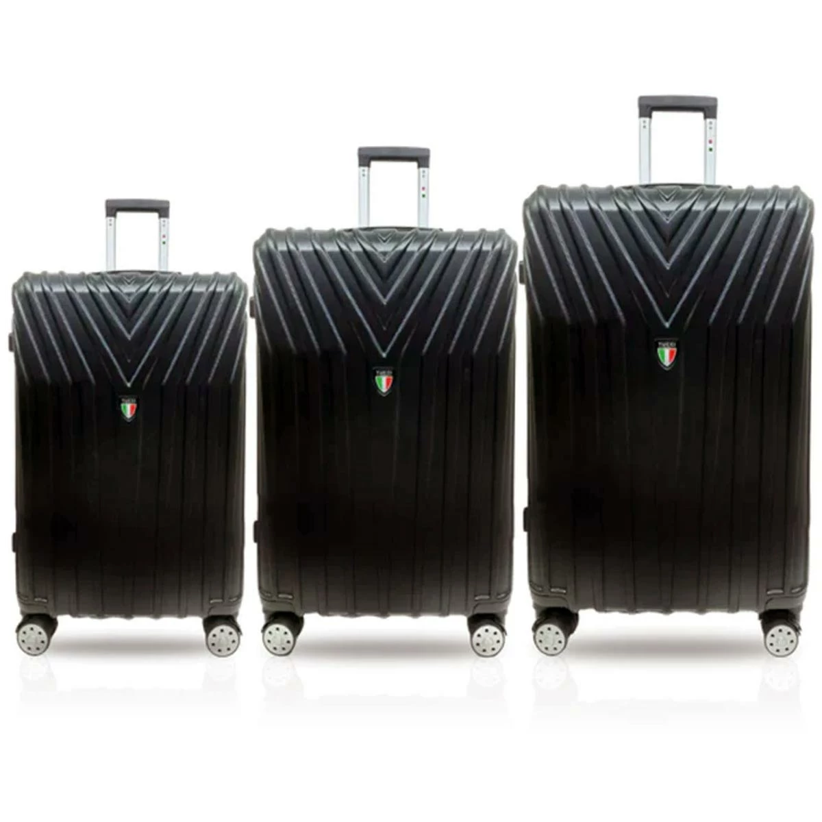 Tucci Bordo T0323 ABS 3pc Luggage Set 4 Tucci Bordo T0323 ABS 3pc Luggage Set - Image 4