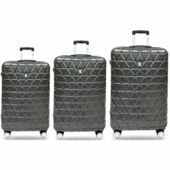 Tucci Tessere T0325 ABS 3pc Luggage Set -suitcase sale T0325 03PC DGR