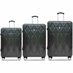 Tucci Alveare T0328 ABS 3pc Luggage Set -suitcase sale T0328 3pc gry