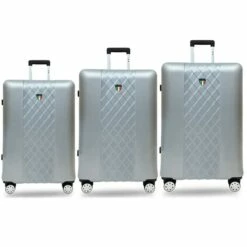 Tucci Borsetta T0330 ABS 3pc Luggage Set -suitcase sale T0330 03PC silv