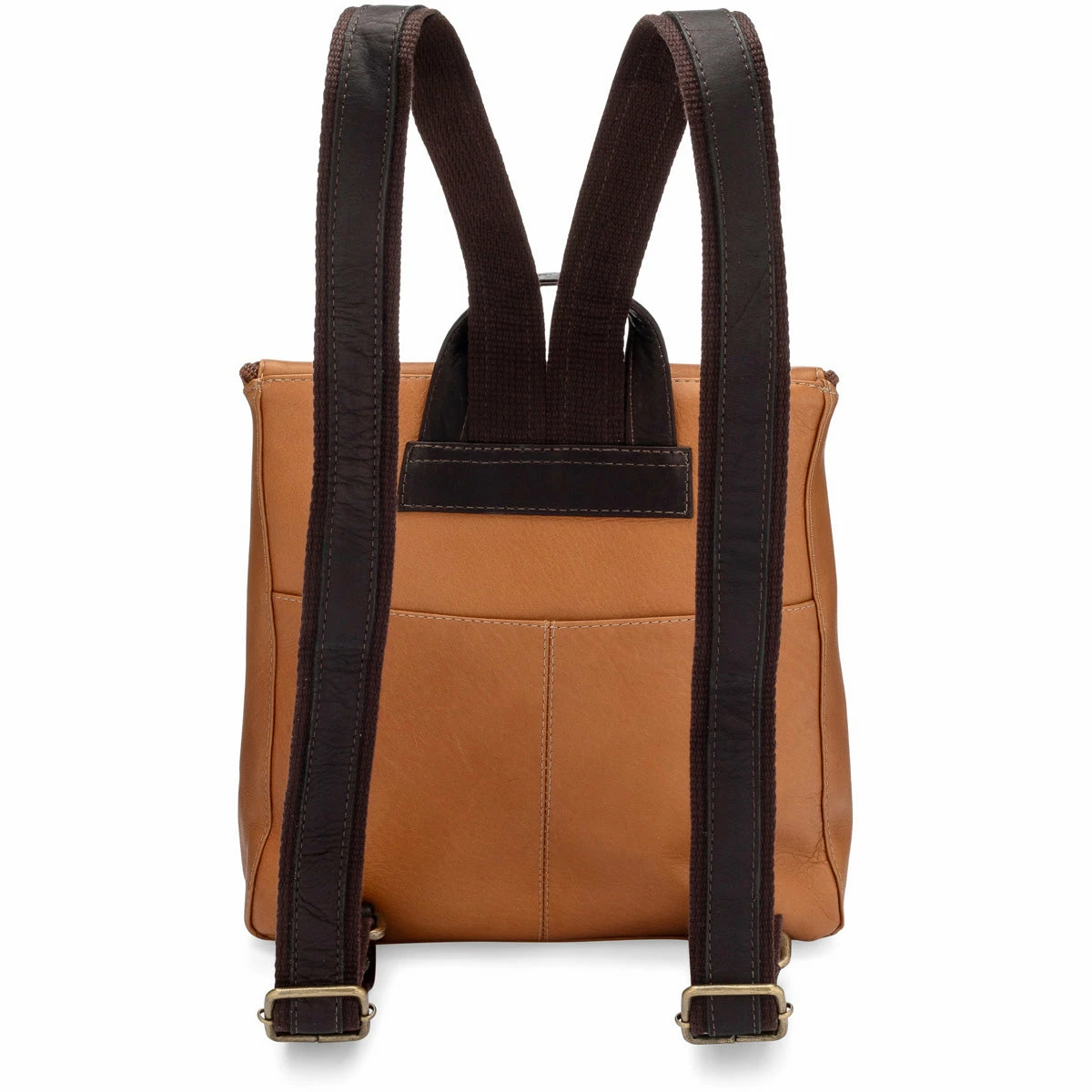 LeDonne Leather Accent Women's Backpack 5 LeDonne Leather Accent Women's Backpack - Image 5