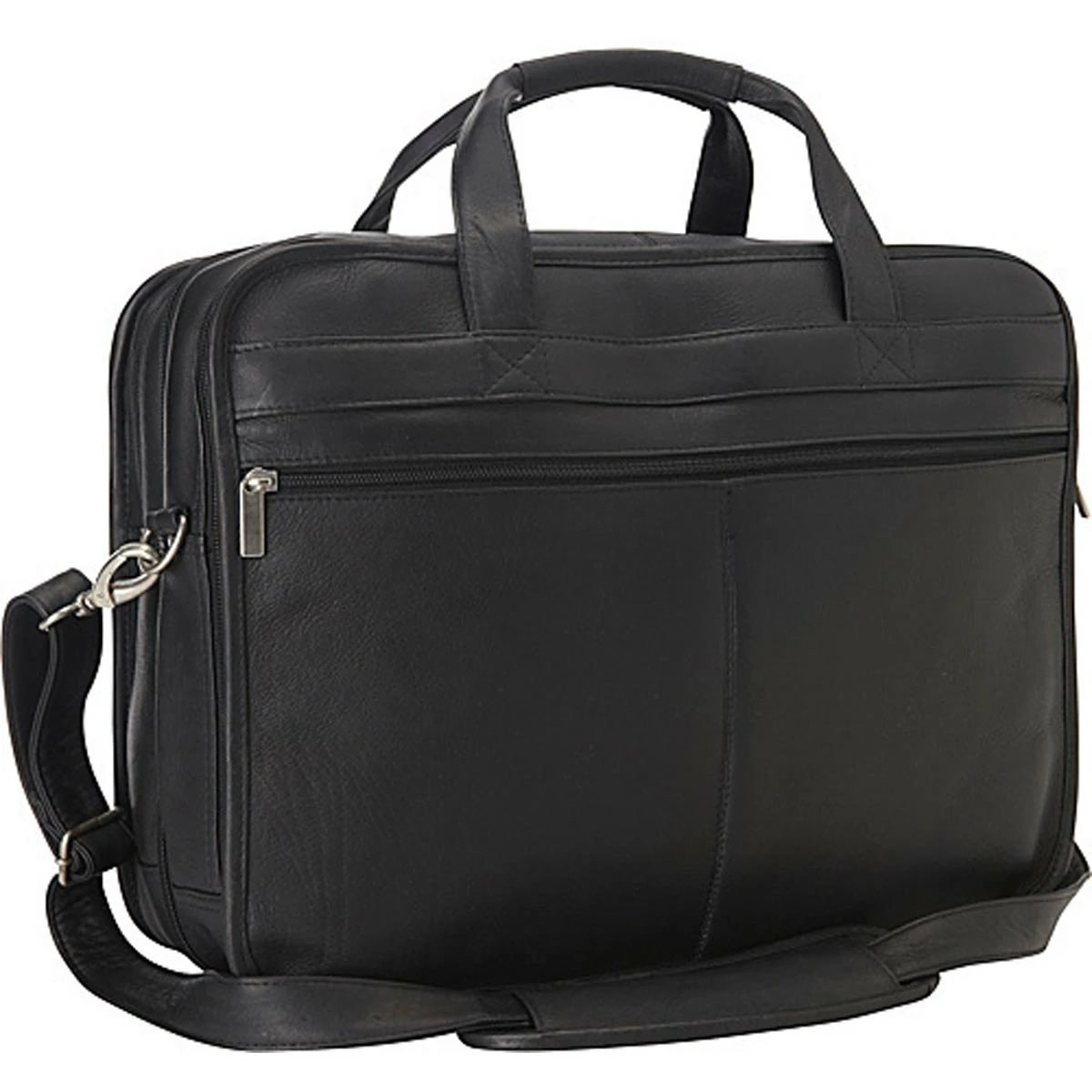 LeDonne Leather Oversized Laptop Briefcase 7 LeDonne Leather Oversized Laptop Briefcase - Image 7