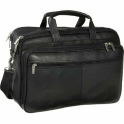 LeDonne Leather Dual Compartment Laptop Briefcase 8 LeDonne Leather Dual Compartment Laptop Briefcase -suitcase sale TR 152 BK 02309.1394664761.1280.1280 47755