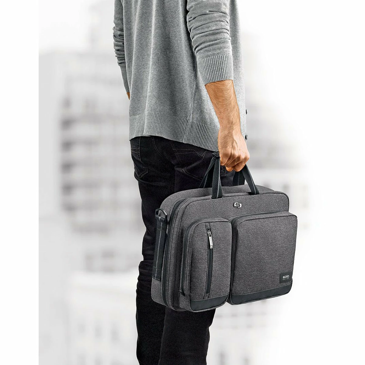 Solo New York Duane Hybrid Briefcase Backpack 20 Solo New York Duane Hybrid Briefcase Backpack - Image 20