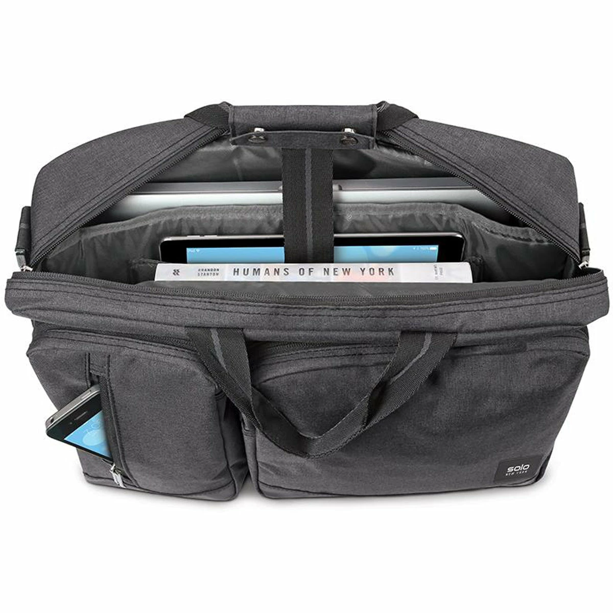 Solo New York Duane Hybrid Briefcase Backpack 4 Solo New York Duane Hybrid Briefcase Backpack - Image 4