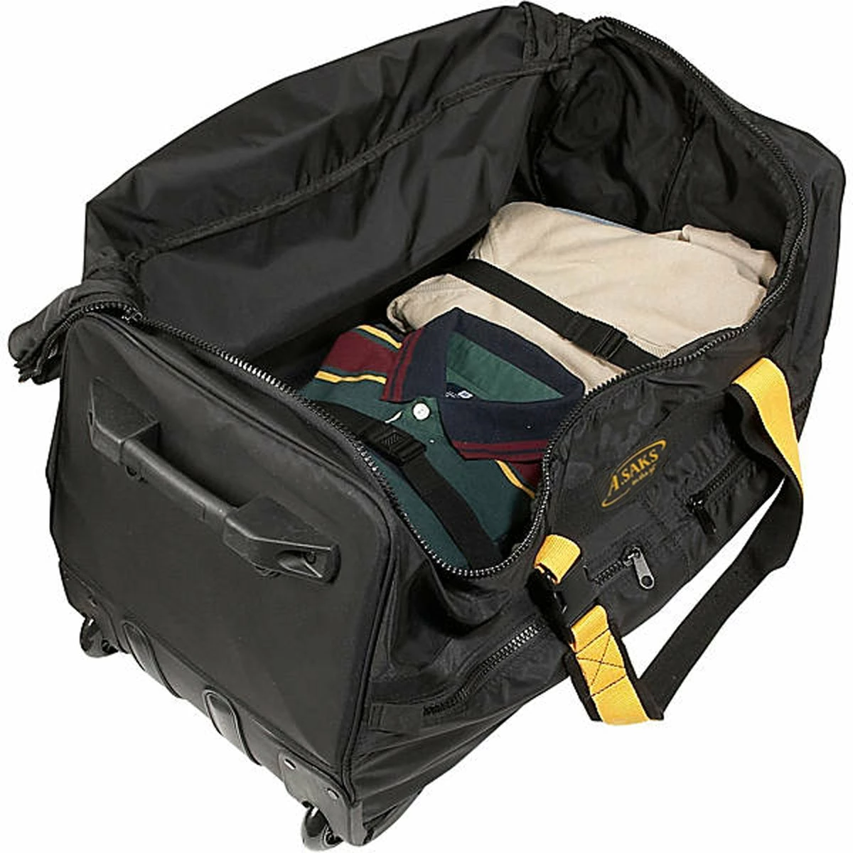 A. Saks EXPANDABLE 25 Inch Wheeled Duffel 2 A. Saks EXPANDABLE 25 Inch Wheeled Duffel - Image 2