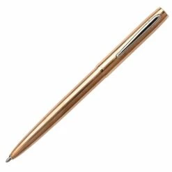Fisher Space Pen Antimicrobial Raw Brass Cap-O-Matic