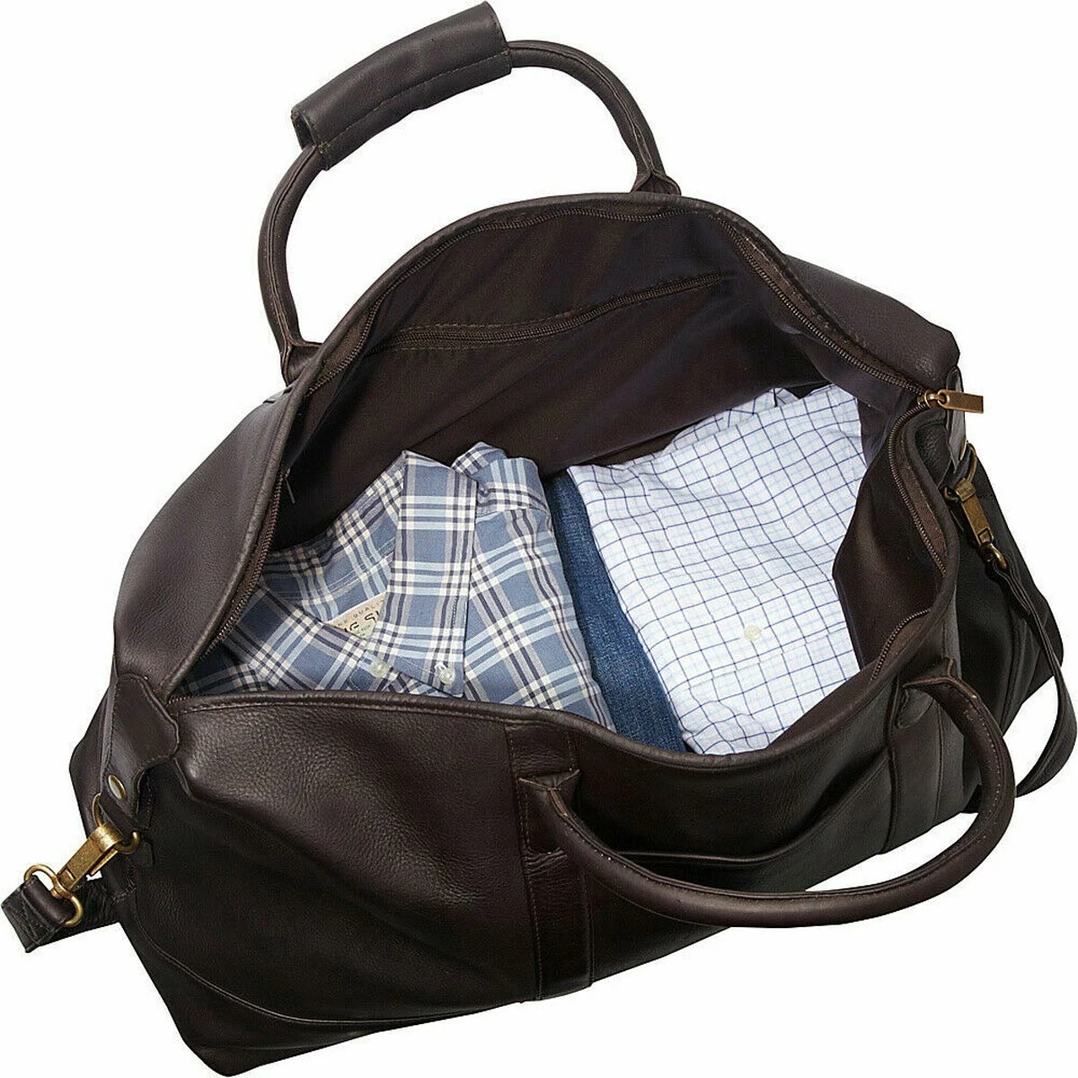 LeDonne Leather Colombian Vaquetta Classic Duffel 4 LeDonne Leather Colombian Vaquetta Classic Duffel - Image 4