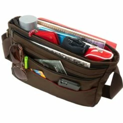 Manhattan Portage Waxed Nylon Sheridan Shoulder Bag (L) W/Back Zipper 10 Manhattan Portage Waxed Nylon Sheridan Shoulder Bag (L) W/Back Zipper -suitcase sale tk 4346z wn dbr prop1