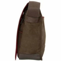 Manhattan Portage Waxed Nylon Sheridan Shoulder Bag (L) W/Back Zipper 13 Manhattan Portage Waxed Nylon Sheridan Shoulder Bag (L) W/Back Zipper -suitcase sale tk 4346z wn dbr side