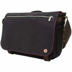 Manhattan Portage Waxed Nylon Whitehall Laptop Bag -suitcase sale tk 439 wn nvy angle 1 1 1