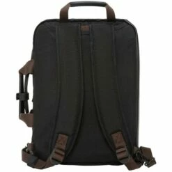 Manhattan Portage Waxed Nylon Saratoga Briefcase -suitcase sale tk 451 wn blk back2
