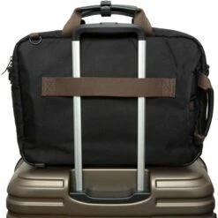 Manhattan Portage Waxed Nylon Saratoga Briefcase -suitcase sale tk 451 wn blk d6