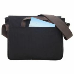 Manhattan Portage Astor Shoulder Bag W/Back Zipper Medium -suitcase sale tk4288z w blk dbr back